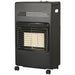 4200W Ceramic Cabinet Gas Heater - 3 Heat Settings - Hose & Regulator - Butane Loops