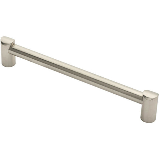 Round Tube Pull Handle 244 x 16mm 224mm Fixing Centres Satin Nickel Loops