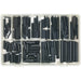 300 PACK - Assorted Size Slotted Spring Pins - Black Imperial Roll Pin Set Case Loops