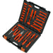 29pc IEC 60900 Insulated Tool Kit -1500V DC- Electrician / Mechanic Socket Set Loops