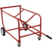 Mobile 205L Drum Stillage - Heavy Duty Tyres & Castors - Horizontal Drum Storage Loops