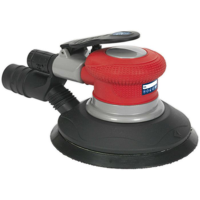 150mm AIR Random Orbital Palm Sander & DUST FREE - 1/4" BSP - Hook & Loop Pad Loops