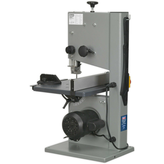 Steel Chassis Professional Bandsaw - 200mm Throat - 180W Motor - Tilting Table Loops