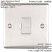 13A DP Unswitched Fuse Spur SATIN STEEL & White Mains Isolation Wall Plate Loops