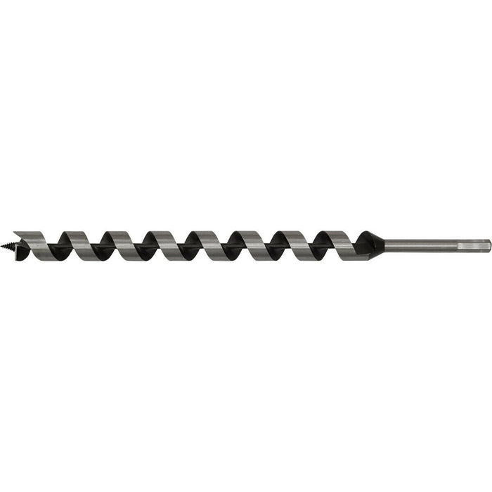 28 x 460mm Hardened Auger Wood Drill Bit - Hexagonal Shank - Woodwork Timber Loops