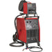 350A Mig Welder with Non-Live Euro Torch - Portable Wire Drive - 415V 3ph Supply Loops