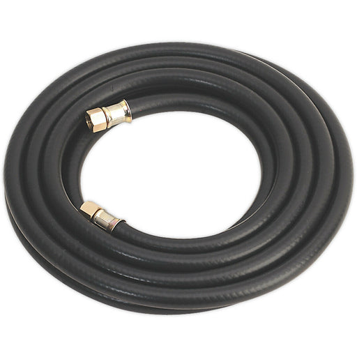 Heavy Duty Air Hose with 1/4 Inch BSP Unions - 5 Metre Length - 8mm Bore Loops