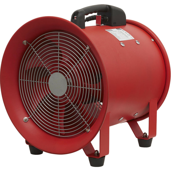 300mm Portable Ventilator with 5m Ducting - 2800 rpm - High Volume Air Delivery Loops