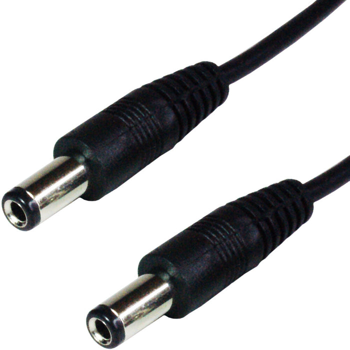 2M DC Power Cable Lead 5.5mm x 2.1mm CCTV Camera DVR Plug To Male Camera Jack Loops