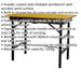 1m Folding Portable Workbench - Lightweight & Carry Handles - Painter DIY Table Loops