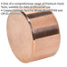 Replacement Copper Hammer Face for ys03575 & ys03348 Hickory Shaft Hammers Loops