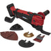 20V Cordless Oscillating Multi-Tool - BODY ONLY - Variable Speed - Multipurpose Loops