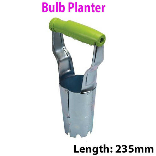 Hand Bulb Planter Garden Allotment Tool Plant Potting Weed Metric Imperial Loops