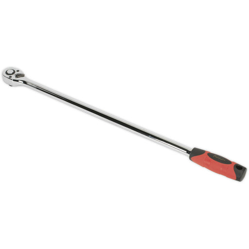 600mm Extra Long Ratchet Wrench - 1/2" Sq Drive - 72-Tooth Pear-Head Ratchet Loops
