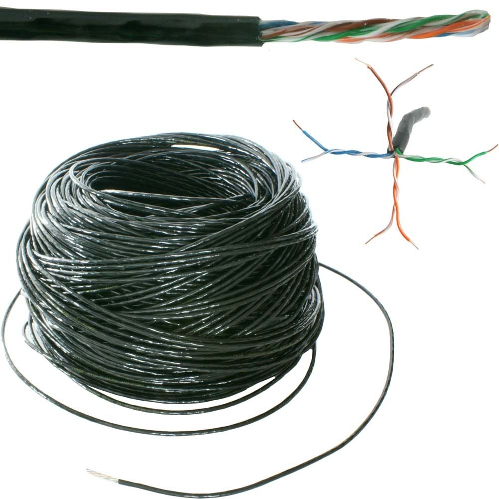Outdoor CAT5e Cable Network LAN UTP RJ45 Reel Drum Copper Ext