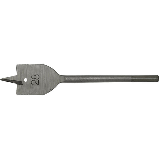 28 x 152mm Fully Hardened Wood Drill Bit - Hex Shank - High Performance Woodwork Loops