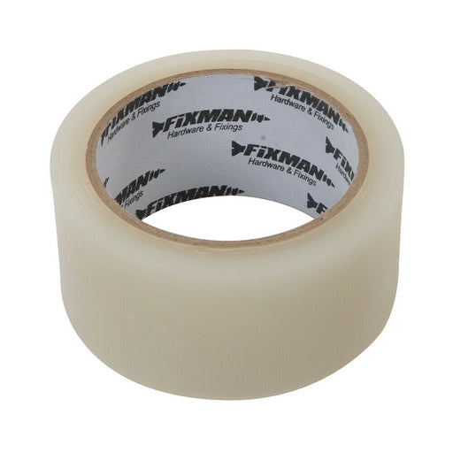 50mm x 25m All Weather Cracked Glass / Plastic Tape Clear UV Resistant Repair Loops