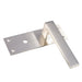 Door Handle & Bathroom Lock Pack Satin Nickel Square Bar Low Profile Backplate Loops