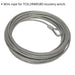13mm x 25m Wire Rope - Suitable For ys06833 12V Industrial Recovery Winch Loops