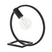 Table Lamp Matt Black 10W LED E27 Bedside Light Base Only e10767 Loops