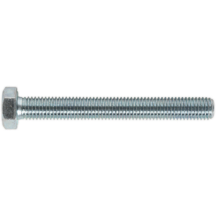 10 PACK HT Setscrew - M12 x 100mm - Grade 8.8 Zinc - Fully Threaded - DIN 933 Loops