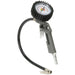 Tyre Air Inflator with Dial Gauge - Single Clip-on Connector - Quick Coupling Loops