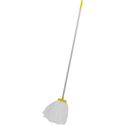 Aluminium Mop with Disposable Head - Threaded Mop Handle - Effortless Cleaning Loops