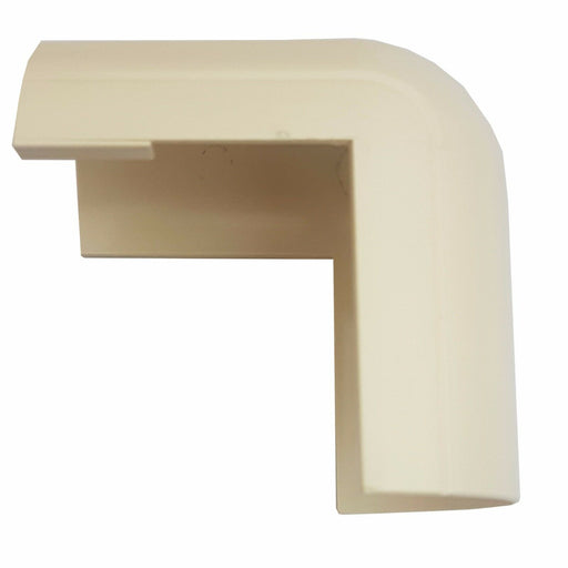 50mm x 25mm Magnolia Clip Over External Bend Trunking Adapter 90 Degree Conduit Loops