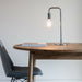 2 PACK Modern Hangman Table Lamp Chrome Industrial Arm Bedside Desk Light Base Loops