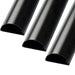3x 1m (3m) 50mm x 25mm Black Scart / Data Cable Trunking Conduit Cover AV TV Loops