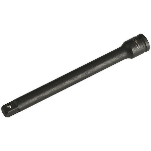 150mm Steel Impact Extension Bar - 3/8" Sq Drive - Spring-Ball Socket Retainer Loops