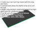1200 x 550 x 30mm GREEN Easy Peel / Cut Shadow Foam - Tool Chest / Flight Case Loops