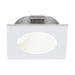 Wall / Ceiling Flush Downlight White Cast Aluminium 2W Built in LED Loops