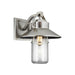 Outdoor IP44 1 Bulb Wall Light Lantern Painted Brushed Steel LED E27 60W d00634 Loops