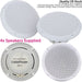Bar Restaurant Bluetooth 8x Ceiling & Wall Speakers Wireless Background Amp Kit
