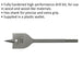 32 x 152mm Fully Hardened Wood Drill Bit - Hex Shank - High Performance Woodwork Loops