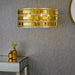 Hanging Ceiling Pendant Light Hex Gold Plate Shade 5 Bulb Modern Dimming Feature Loops