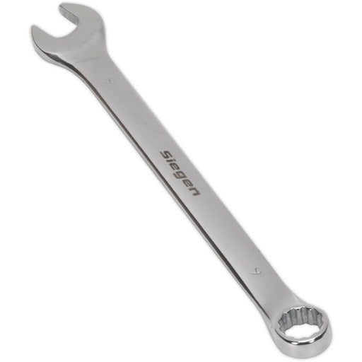 Hardened Steel Combination Spanner - 9mm - Polished Chrome Vanadium Wrench Loops