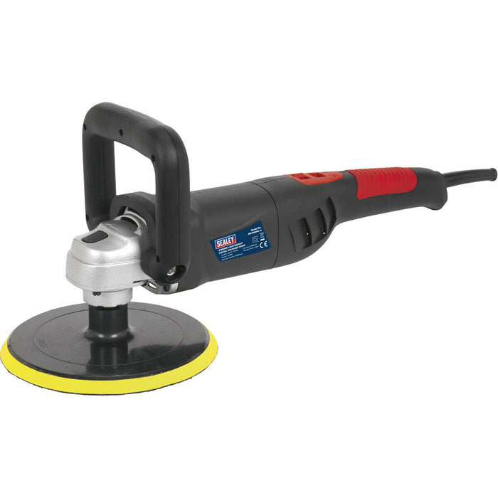 180mm Lightweight Digital Polisher - 1000 to 3000 rpm Variable Speed - 1100W Loops