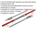 1.8m Tow Pole with Shock Spring - 2000kg Rolling Load Capacity - Vehicle Towing Loops