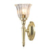 IP44 Wall Light Tulip Shaped Glass LED Included Polished Brass LED G9 3.5W Loops