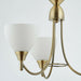 Hanging Ceiling Pendant Light ANTIQUE BRASS 3x Shade Lamp Bulb Holder Fitting Loops