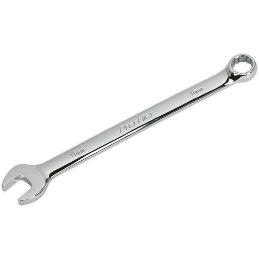 11mm Steel Combination Spanner - Long Slim Design Combo Wrench - Chrome Vanadium Loops