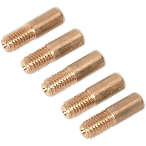 5 PACK 1mm Contact Tip - Suitable for Gasless MIG Welders - MB14 Torch Tip Loops