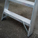 2.2m Aluminium Platform Step Ladders 10 Tread 3.8m Work Height HEAVY DUTY Steps Loops