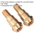 2 PACK 6mm Tip Adaptor - Compatible with TB36 Torches - MIG Welding Adaptor Loops