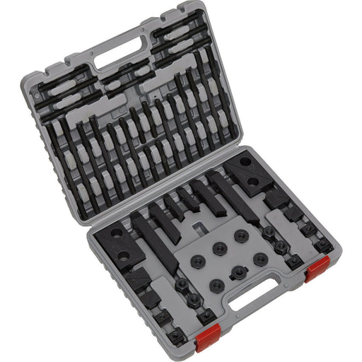 58 Piece Clamping Kit - T-Nuts & Screws - Fits Most Drilling & Milling Machines Loops