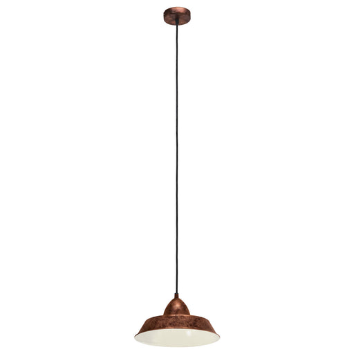 Hanging Ceiling Pendant Light Antique Copper Shade 1 x 60W E27 Bulb Lamp Loops
