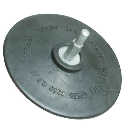 125mm Backing Pad For Orbital Sanding Discs & Drill Hook & Loop Round Sheets Loops