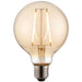 95mm GLOBE LED Filament Light Bulb AMBER GLASS E27 Screw 2W Warm White Lamp Loops